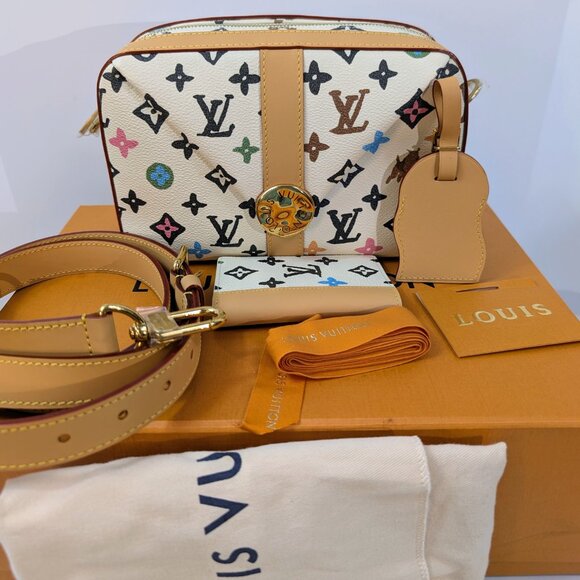 Louis Vuitton x Tyler the Creator Colorful Monogram Craggy Envelope Shoulder Bag - Picture 2 of 16